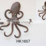 Home Decoration, Cast Iron Octopus Hooks thumbnail-1