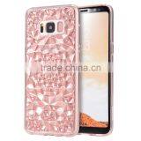 Beauty Crystal Leather Phone Cover for Samsung s7 S7plus/s8 s8 Plus thumbnail-1