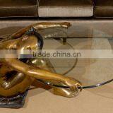 2017 Home Decor High Quality Woman Bronze Sculpture Coffee Table thumbnail-2