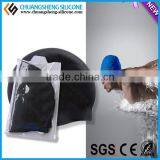 2015 Best Selling Funny Nude Silicone Batman Swimming Cap for Long Hair as Gift thumbnail-3
