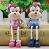 Monkey Monkey Doll Hanging New Gifts Resin Gifts Festive Ornaments Trumpet thumbnail-1