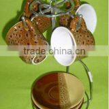 Special Glazed Stoneware Coffee Mug With Stand thumbnail-1