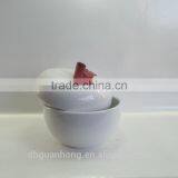 Nice Ceramic Jars White Apple Shape Candy Jar thumbnail-4