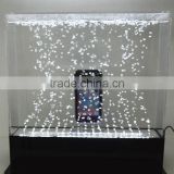 used LED acrylic water bubble tank for waterproof show