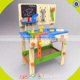 2017 Wholesale Kids Wooden Toy Workbench New Design Baby Wooden Toy Workbench Cheap Children Wooden Toy Workbench W03D076A thumbnail-6