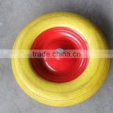 4.00-8 Wheelbarrow and Hand Trolley PU Foam Flat Wheel thumbnail-4