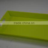 Colorful Square Plastic Charger Plates thumbnail-1