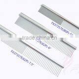 Bronze Engraved Spine Handle Professional Pet Grooming Comb thumbnail-1