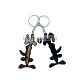Hot Design PVC Material Rubber Souvenir Printing Keychain Keyring Gift thumbnail-6