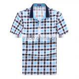 Raidyboer Men's Knit Polo t Shirt 100%cotton With Check Raidyboer thumbnail-1