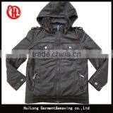 New Order pu Jacket Winter Kid Leather Jacket for Boy thumbnail-3