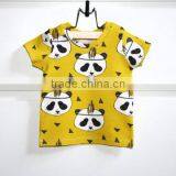 2017 New Arrival Latest Custom OEM Wholesale Kids Baby Children's Boutique Clothing Printed Short Sleeve Cotton Cheap t Shirt thumbnail-3