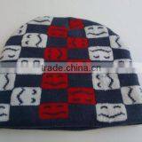 100% Acrylic Comfortable Hip Hop Knitted Beanie Hat thumbnail-3