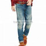 Biker Jeans Fashion Denim Trousers(LOTK089) thumbnail-2