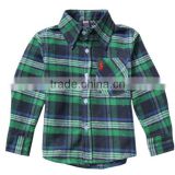 R&H Casual striped long sleeve chest pocket cotton Boys shirts