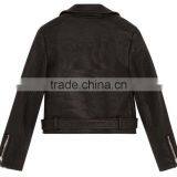 2017 Ladies PU Short Cool Fancy Motorcycle Jacket Wholesale Jackets thumbnail-2