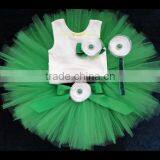 Baby Girls Pettiskirt Set Dress With Top Girls Fluffy Tulle Chiffon Fairy Pettiskirt Sets thumbnail-4
