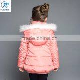 Children Clothes Girls Jacket With Hood Made of Fleece Fabric 2017 Latest Design thumbnail-4