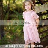 Guangzhou Kid Garment Factory Baby Boutique Wholesale White Dress Lace Baby Frock Patterns thumbnail-4