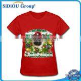 Round Neck 100 Cotton Christmas T-shirts Manufacturers thumbnail-1