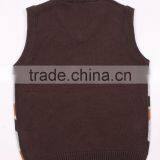 Cotton Knitting Men's Sleeveless Sweater Vest Patterns thumbnail-2