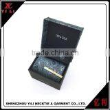 China Supplies Gift Sets Woven Silk Tie Hanky Cufflinks Set thumbnail-3