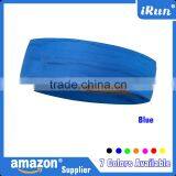 2016 Hot Sale Fashion Stretch Nylon Yoga Headband - Black Red Pink Blue Neon Yellow Green Orange 7 Colors Fitness Headband thumbnail-1