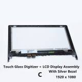 New Touch Glass Digitizer + LCD Display Assembly + Bezel N140BGE-EB3 LP140WF3-SPL1 For Lenovo Flex 2 14 20404 Flex 2 14D thumbnail-2
