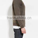 Wholesale Blank Bodybuilding Long Sleeve No Hooded Round Neck Sweatshirt thumbnail-3