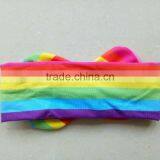 2017 Season Lovely Style Baby Girls Hair Accessories Rainbow Elastic Headbands thumbnail-2