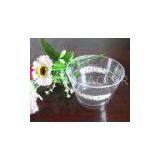 Transparent Plastic Disposable Ice Cream Cups 150ml 5oz 5.3cm