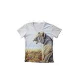 Factory Direct Cotton Digital Printing Custom Processing Women's Casual T-shirt thumbnail-2
