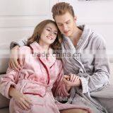 100% POLYESTER WOMEN'S THERMAL CORAL FLEECE BATHROBE thumbnail-4