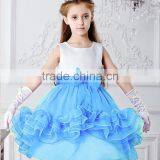 Butterfly Tie Kids Lavender Crochet Dress Girl Wedding Dress thumbnail-3