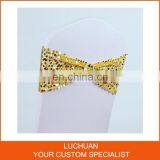 Hot Sale Shiny Spandex Chair Sash With Buckle thumbnail-2