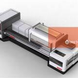 High temperature Mo-wire heated carbonizing furnace