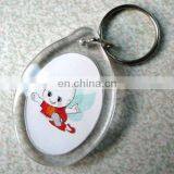 Wholesale Plastic Keychain Promotional Acrylic Keychain With Logo Insert Blank Keychain thumbnail-5
