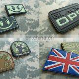 Manufacturer Blood Types PVC Patch Glow-In-The-Dark Rubber Patch With Hooks And Loops thumbnail-6