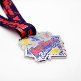 Zinc Alloy Medal Manufacturer Customized Marathon Running Games Medal Custom Company Activity Competition Medal thumbnail-2