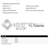 Tube Flange Stainless Steel for Square Pipe 6mm Height thumbnail-6