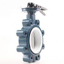 Lug Type PTFE Lined Wafer Manual Butterfly Valve thumbnail-4