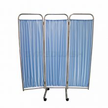 AG-SC002 Manufacturers three fold waterproof folding medical patient examination bedside hospital partition screen