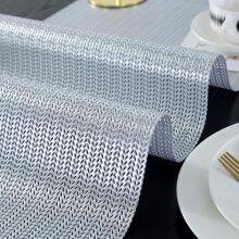 WANTU PVC SILVER Table Runner TR1420