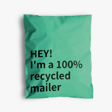 Custom Logo Size Color PLA&PBAT 100% Biodegradable Compostable Poly Mailer Bags Non Plastic Eco Friendly Shipping Carrier Bag thumbnail-1