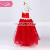 Bright Red Children Party Dresses for Christmas Gift thumbnail-2