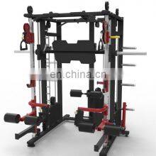 New Design Fitness Multi Gym Equipment A089 Commercial Smith Squat With Functional Trainer
