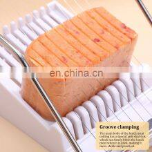Luncheon Meat Slicer, Boiled Egg Fruit Soft Cheese Slicer Cutter, Stainless Steel Wires, Cuts 10 Slices thumbnail-5