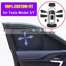2022 Custom-Fit Sunshade for Tesla Model 3 Y 2021 Car Side Window Privacy Sun Shade Skylight Blind Shading Front Rear Windshield