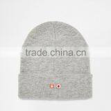 Custom Knit Beanies With Woven Label Slouch Beanie Hat thumbnail-2