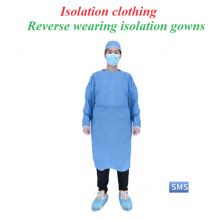 Isolation clothing Reverse wearing isolation gowns medical use of Disposable isolation clothing